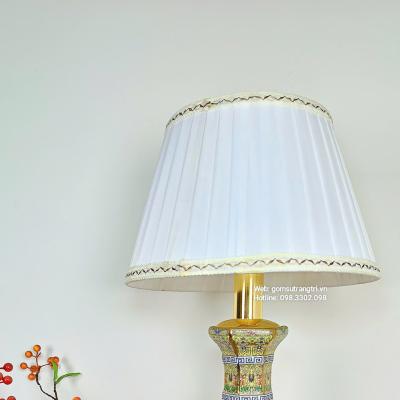 ĐÈN BÀN LỤC GIÁC HỌA TIẾT TỨ QUÝ – HÀNG THIẾT KẾ CAO CẤP